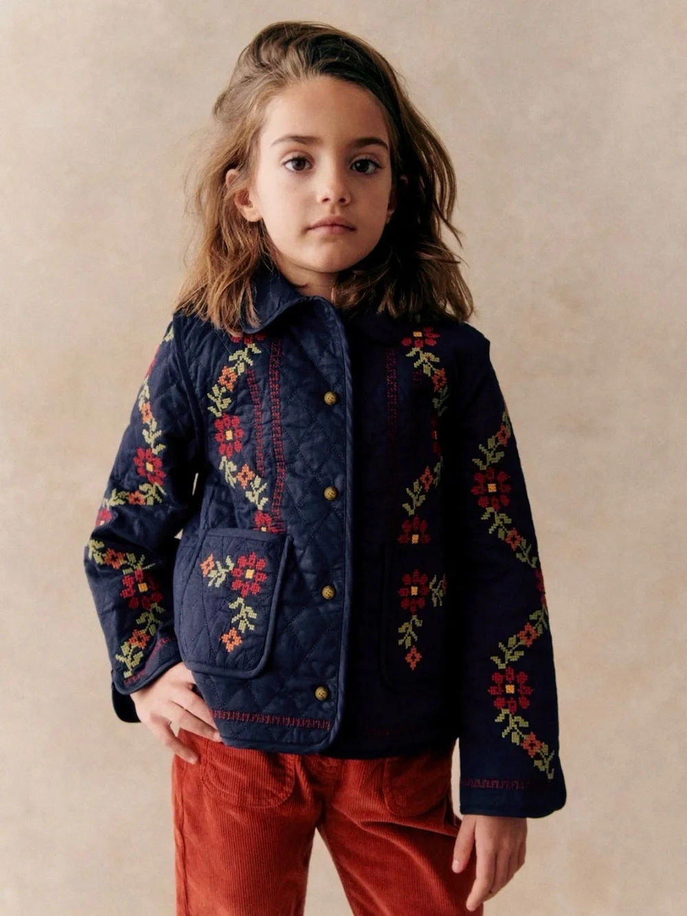 NWT Sezane X Lucia Vergara Abella Jacket embroidered